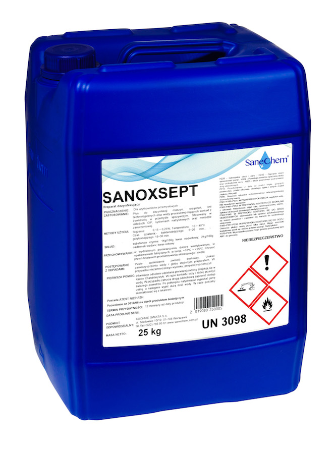Kислотное дезинфицирующее средство Sanoxsept