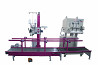 Sewing line for bags with sealing machine of inserts LZM-7