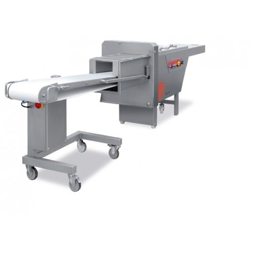 Meat dicer - capacity 140 - FOODLOGISTIK Fleischereimaschinen GmbH -  stainless steel / high-performance