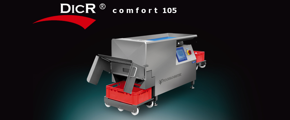 Multifunktionshäcksler Foodlogistik DicR Comfort 105+
