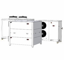 Eismaschine mit separater Kühleinheit Maja RVH 800 L