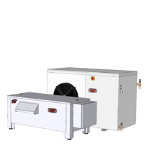 Eismaschine mit separater Kühleinheit Maja RVH 800 LT