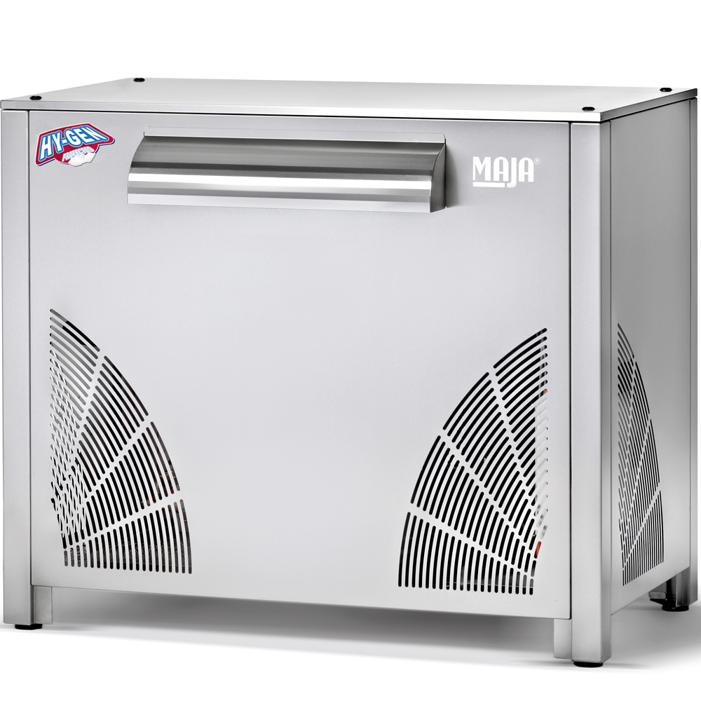 Eismaschine mit integrierter Maja SAH 1500 L Kühleinheit