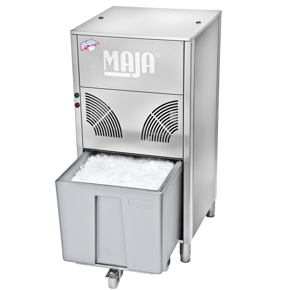 Ice maker with integrated Maja SAH 85 L refrigeration unit