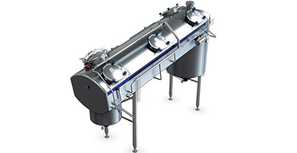 System produkcji sera twarogowego Damrow Drainer Washer