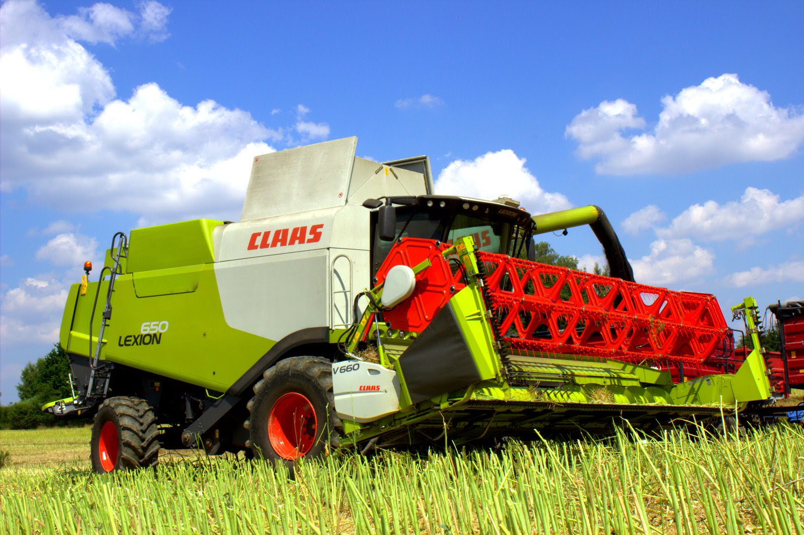 Combine harvester Claas Lexion 650, V750