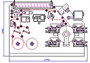 Fleksograficzna maszyna drukarska Fin-Form APM 1-4