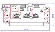 Flexographic printing machine Fin-Form APM 2 + 1