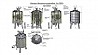 Vacuum evaporation unit V - 1300 l (geom)