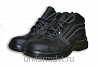 Work boots with outer metal toe