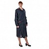 Dressing gown worker with edging (calico)