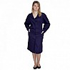 Women's dressing gown with piping