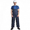 The semi-overalls warmed for protection against the lowered temperatures