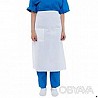 The apron is waterproof, an awning apron, for food production
