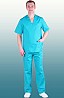 Surgical suit turquoise