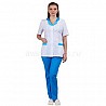 Set of medical female nymph clothes (blouse and pants)