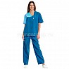 Set of medical female Wave clothing (blouse and trousers)