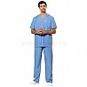 Zestaw odzieży medycznej dla mężczyzn Eskulapa (bluzka i spodnie)
