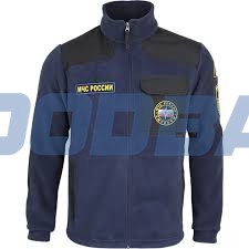 Jacke des Ministeriums für Notsituationen Polartec 200 blau Moscow - Bild 1