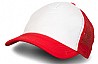 Biało-czerwona czapka bejsbolówka (czapka)