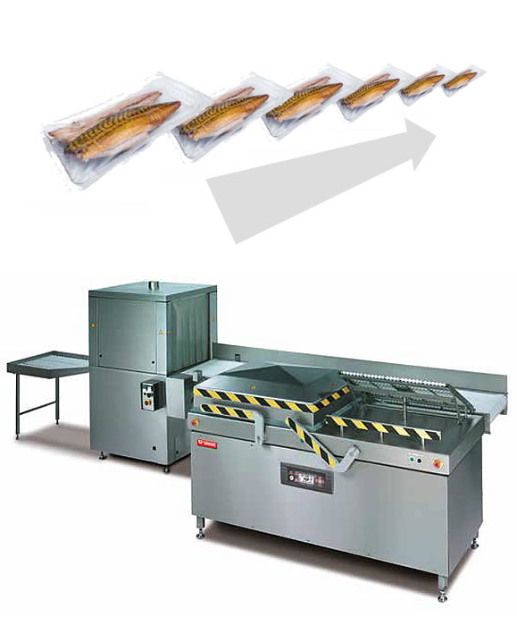 Two-chamber vacuum packing machine Turbovac A5000 L