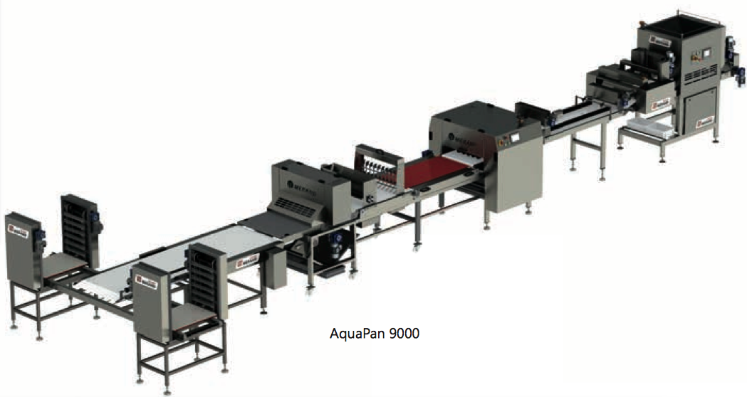 Ausrollmaschine Merand AquaPan 9000