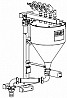 Dispenser of liquid components DZhK-30