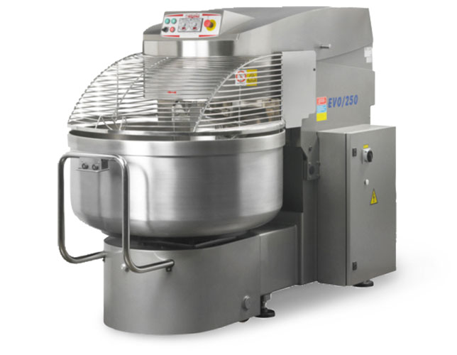 Mixer operator SOTTORIVA EVO 160 spiral with rolling bowl