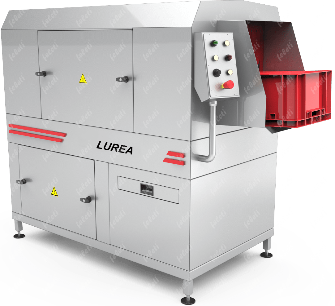 Tunnel washing machine for boxes LUREA TEC / TSC 150/100