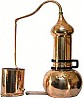 Copper apparatus "Cupid" for the production of essential oils of 5 liters.