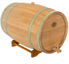 30 liter oak barrel, radial riveting