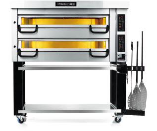 Hearth pizza ovens of the PM 800 Series from PizzaMaster (Sweden)
