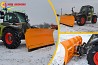 Snow blade for loaders of all manufacturers Claas, Case, etc.