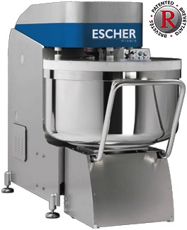 Industrial mixer operator Escher MR240 for all types of dough