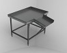 Stainless steel table for cows