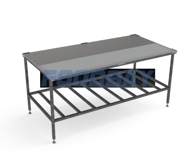 Stainless steel boning and trimming table with pp board Moscow - picture 1