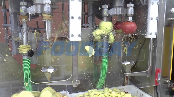 Maszyna do czyszczenia, cięcia, usuwania rdzenia jabłek 500 kg / h  - изображение 1