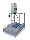 Roser DUOMANS hand sterilizers with turnstile