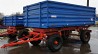 The dumping three-sided trailer 2PTS-4, 5 for tractors