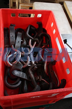100 pieces of pipe hooks, pipe hooks, meat hooks, slaughter hooks, DIN 250 Eilenburg - picture 1