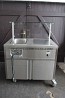 Scholl stainless steel mobile food counter, hot counter, heated counter, dining counter
