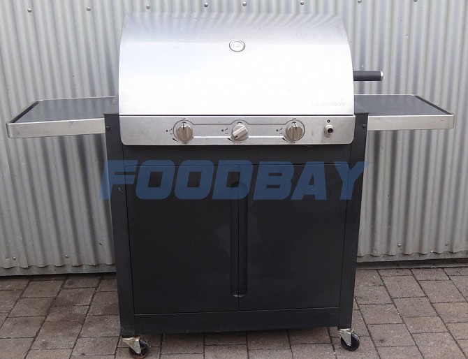 Grill Gasgrill 3-flammig fahrbar mit Untergestell Barbecook Partygrill mit Decke Альтенбург - изображение 1