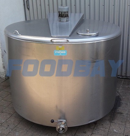 800 ltr. Milk tank stainless steel tank stainless steel barrel beer tank honey tank chemical tank round Altenburg - picture 1
