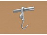 Cattle sliding hook with subhook