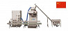 Semi-automatic machine 032.73.02 for packing dusting in bags with bag-sewing