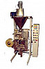 Automatic machine for filling and packaging bulk products with a screw doser in three to four