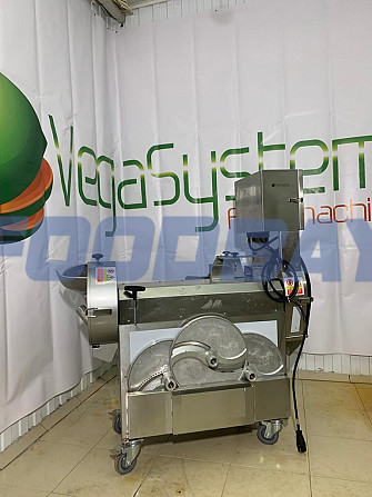 Машина для нарезки слайдами, кубиками, соломкой овощей и фруктов Vega Belt Cutter H Combo Дмитров - изображение 1