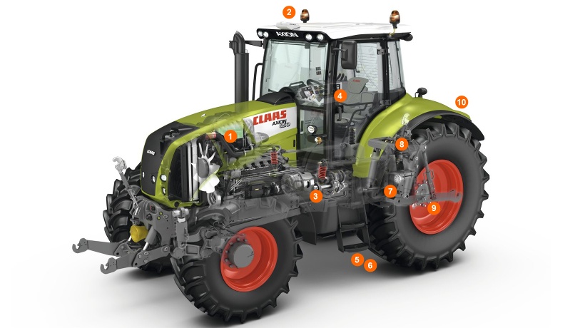 CLAAS Axion 850 tractor