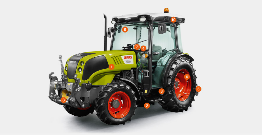CLAAS Nexos 210 F tractor Moscow - picture 1