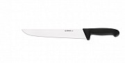 Meat cutting knife 4025 narrow, 27 cm, black GIESSER handle